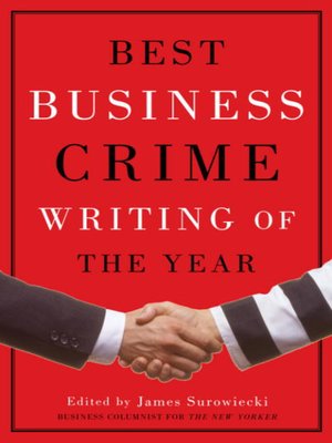 cover image of Best Business Crime Writing of the Year